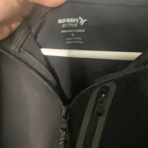 Old Navy Active Black hooded zip up jacket Size - Picture 4 of 8